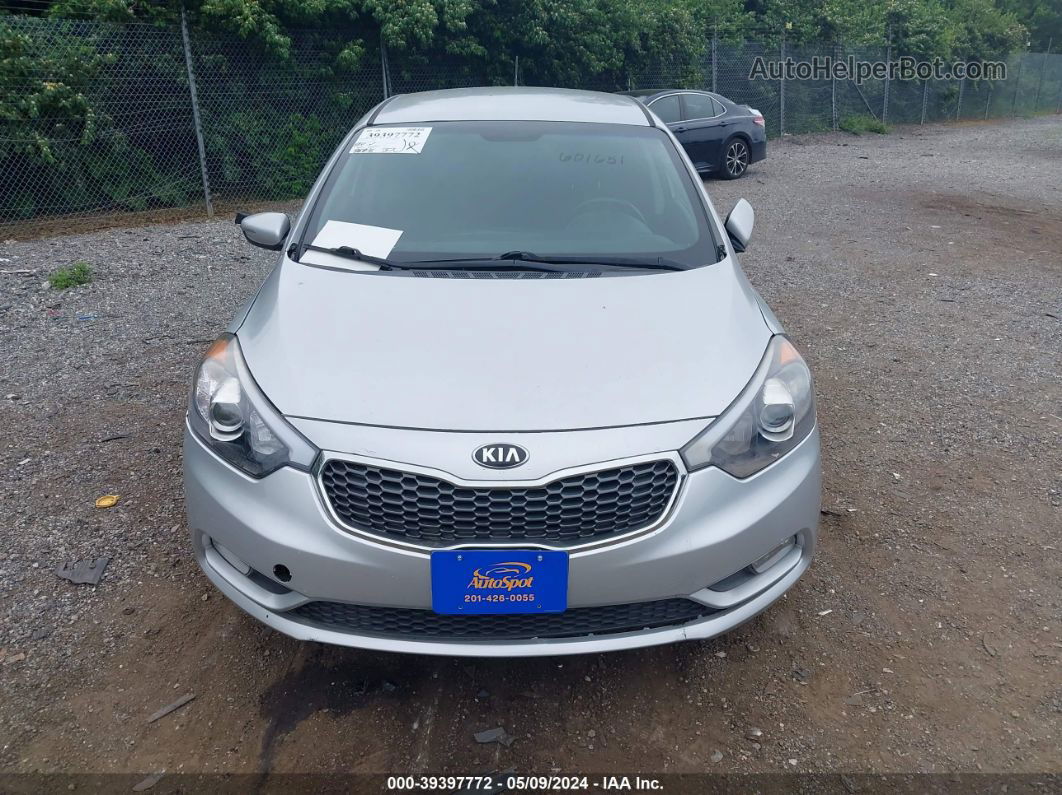 2016 Kia Forte Ex Серебряный vin: KNAFX5A87G5601651