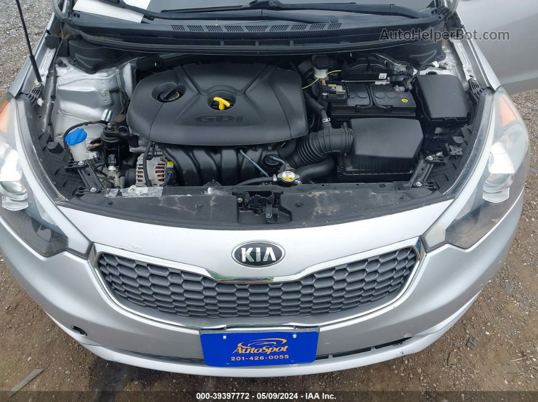 2016 Kia Forte Ex Серебряный vin: KNAFX5A87G5601651