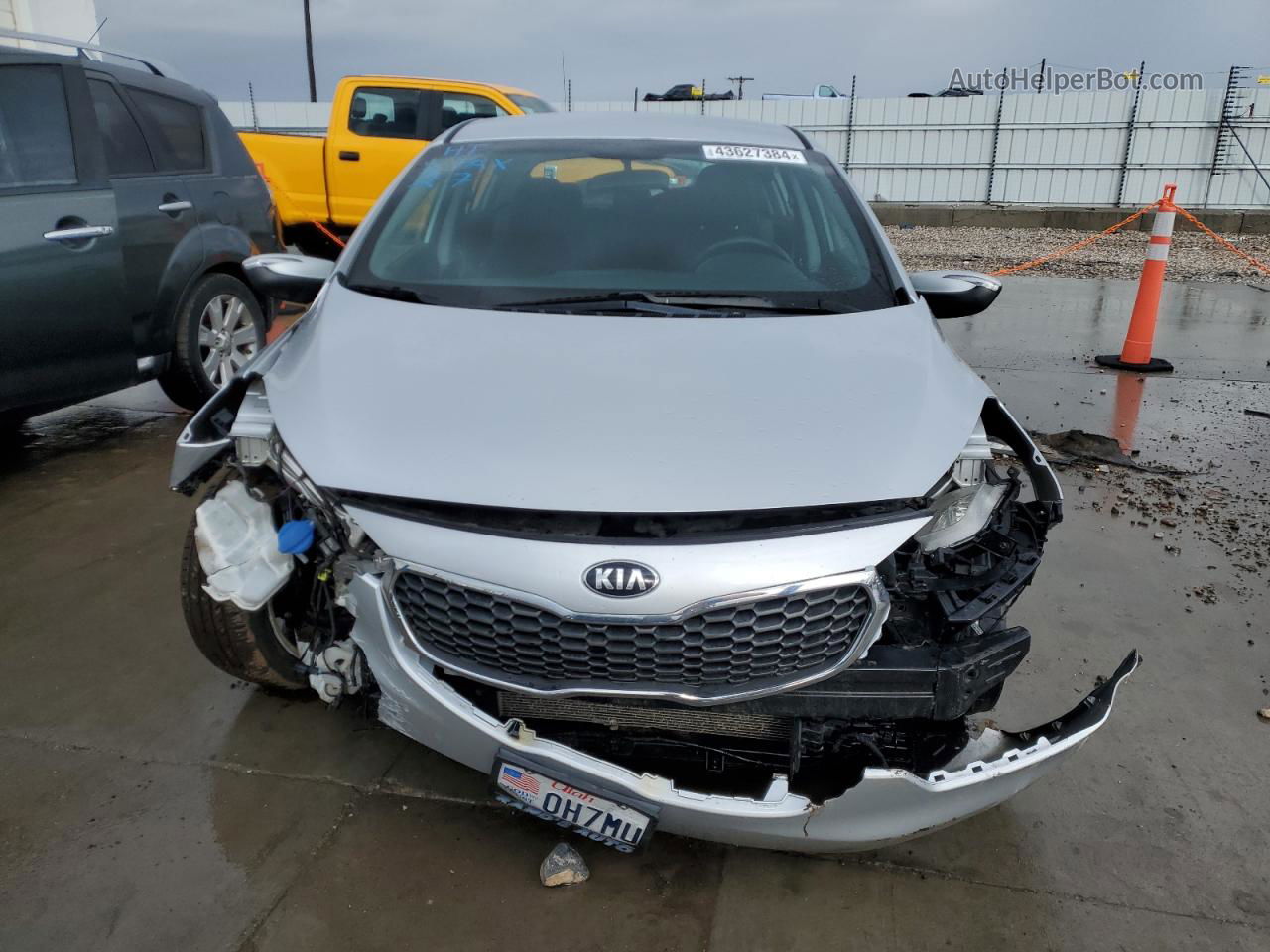 2016 Kia Forte Ex Серебряный vin: KNAFX5A88G5619236