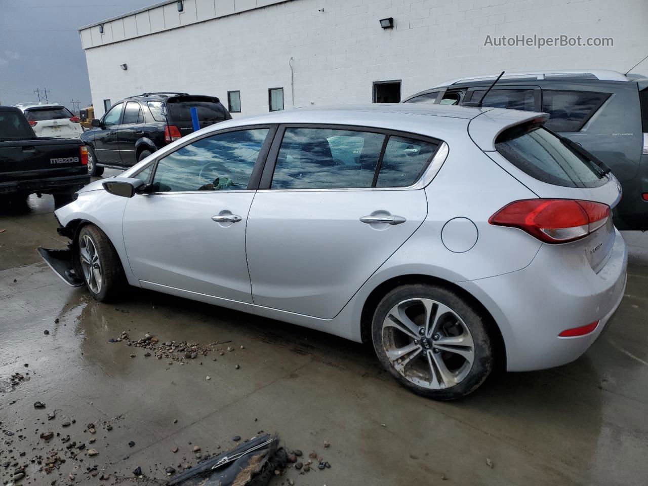 2016 Kia Forte Ex Silver vin: KNAFX5A88G5619236