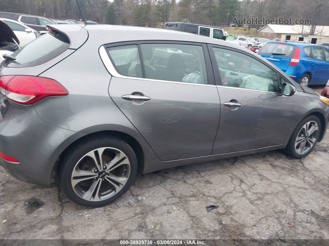 2016 Kia Forte Ex Gray vin: KNAFX5A89G5493226