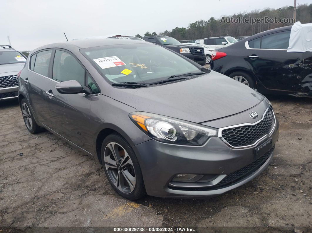 2016 Kia Forte Ex Gray vin: KNAFX5A89G5493226