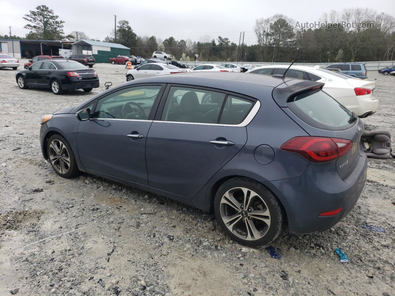 2016 Kia Forte Ex Blue vin: KNAFX5A8XG5602132