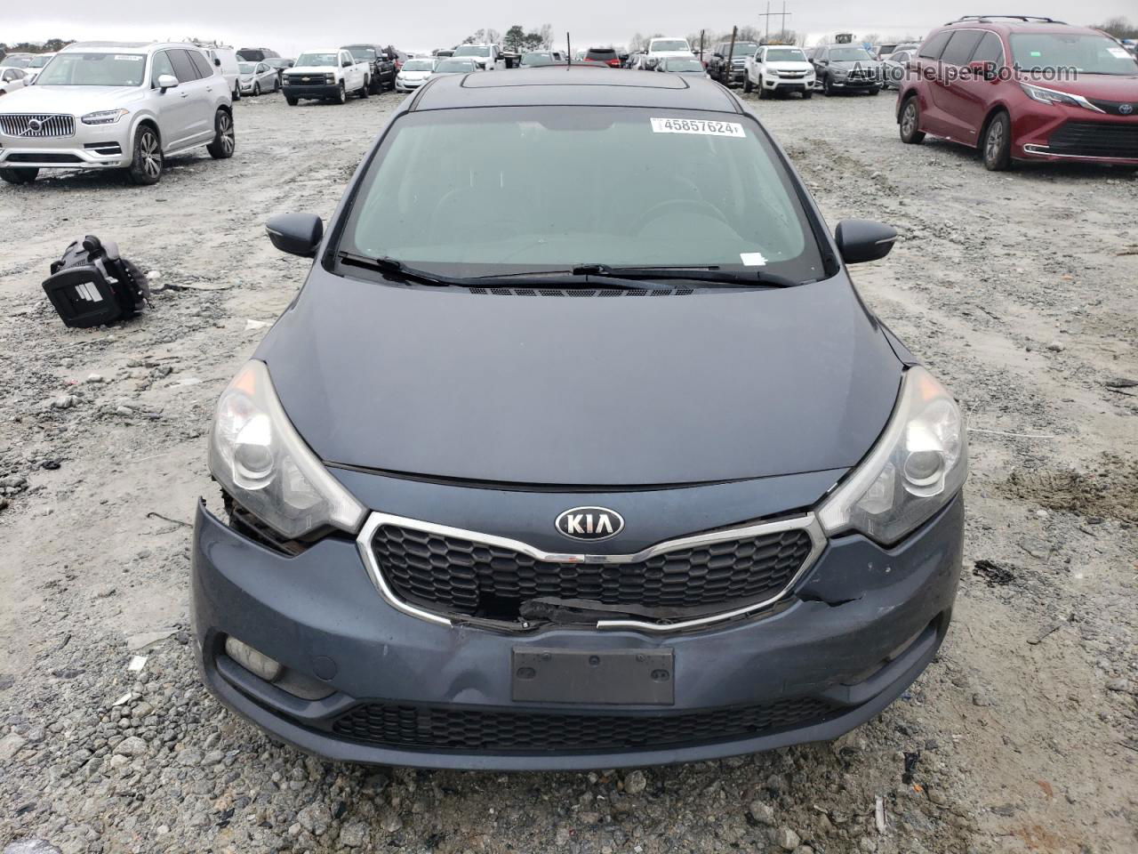 2016 Kia Forte Ex Синий vin: KNAFX5A8XG5602132