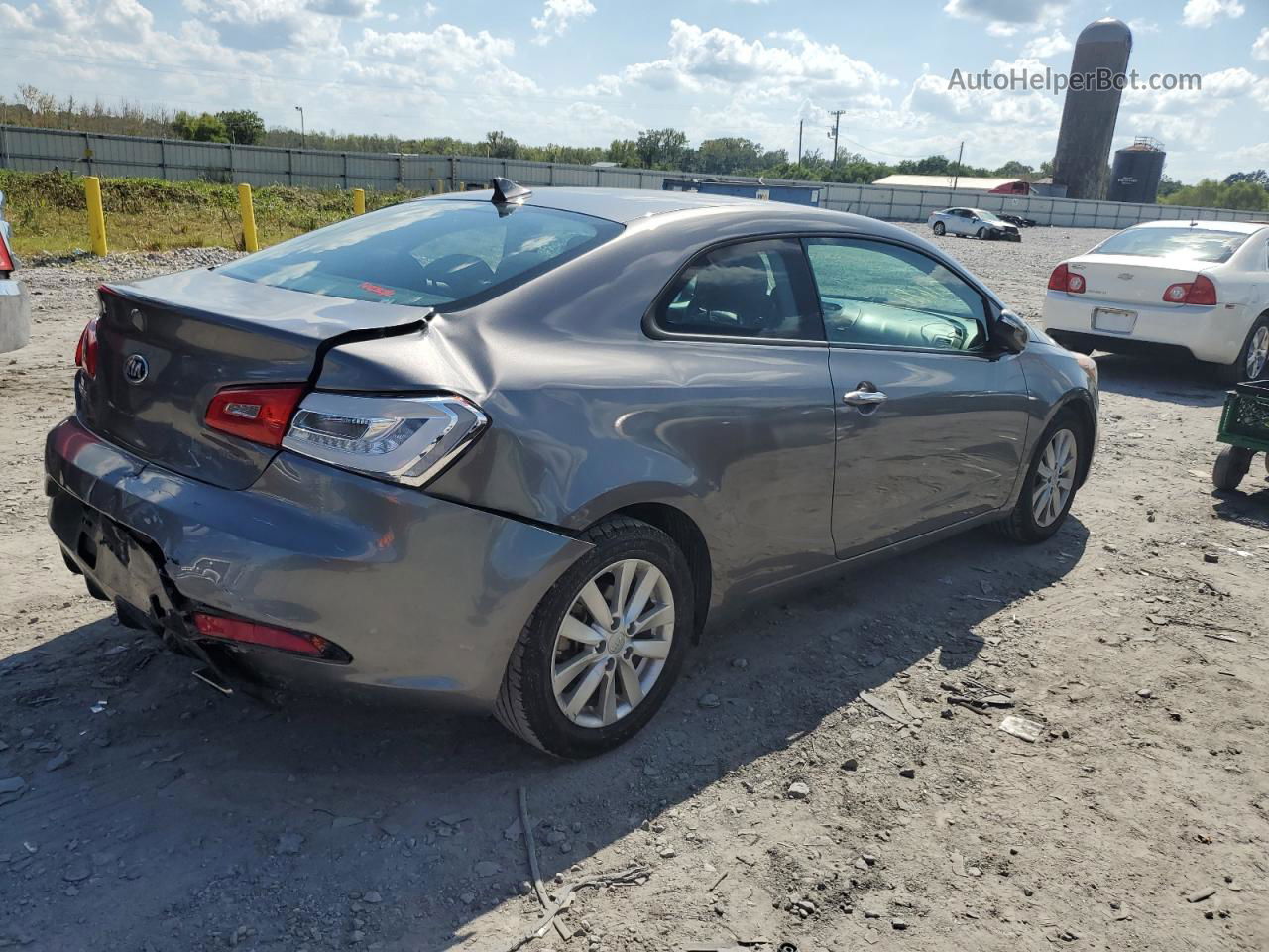 2016 Kia Forte Ex Gray vin: KNAFX6A87G5621680