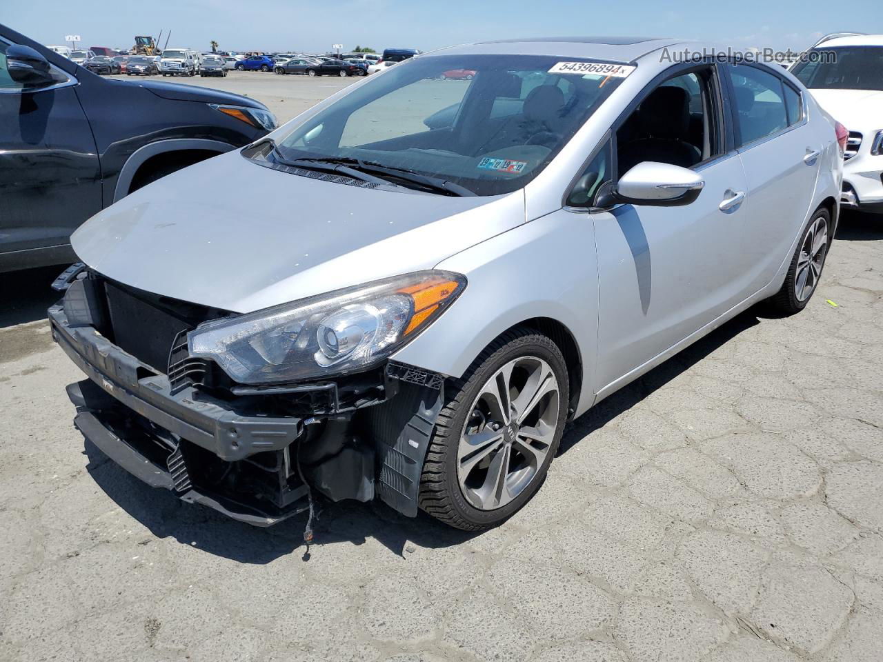 2016 Kia Forte Ex Silver vin: KNAFZ4A82G5483299