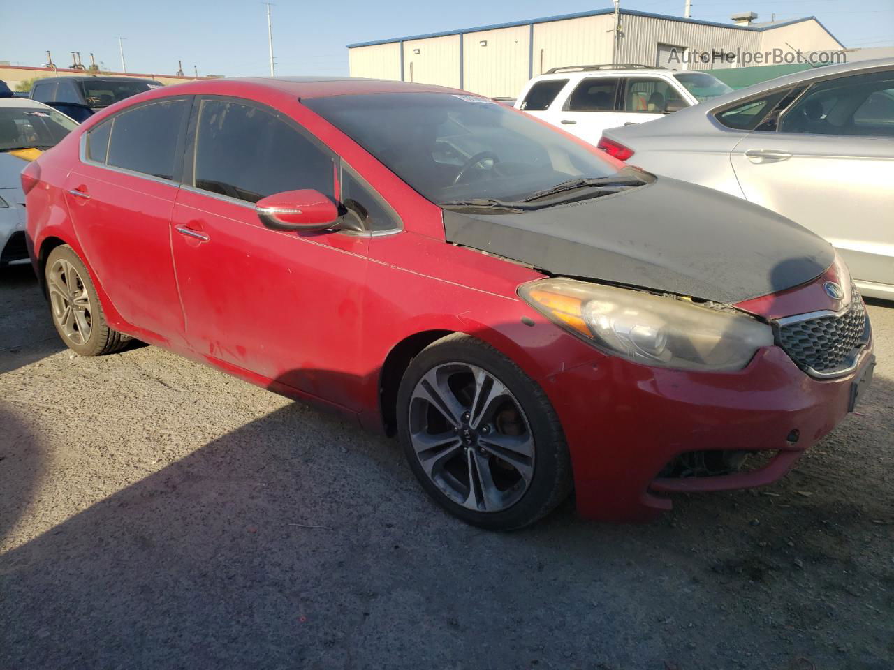 2016 Kia Forte Ex Red vin: KNAFZ4A82G5518293