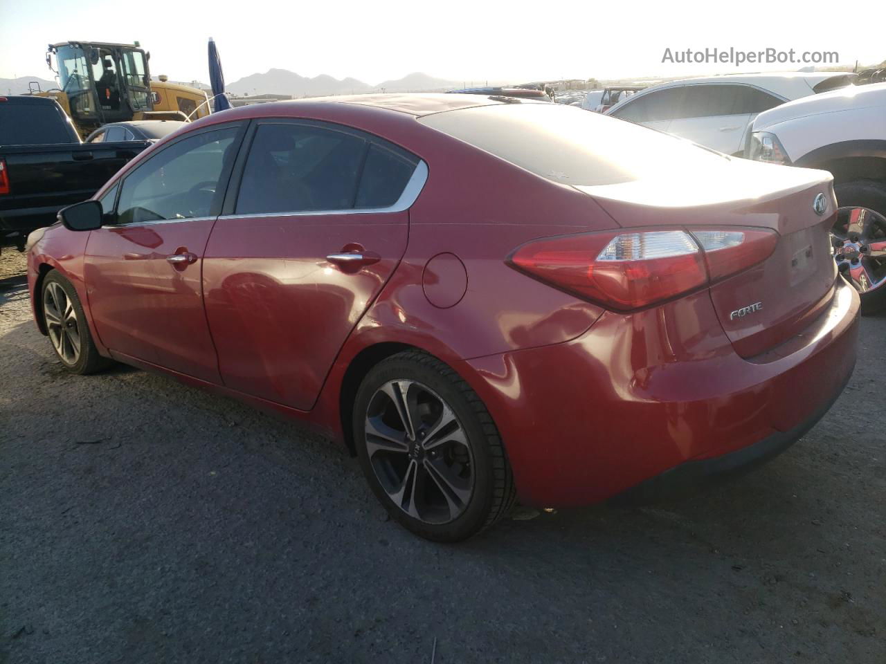 2016 Kia Forte Ex Red vin: KNAFZ4A82G5518293