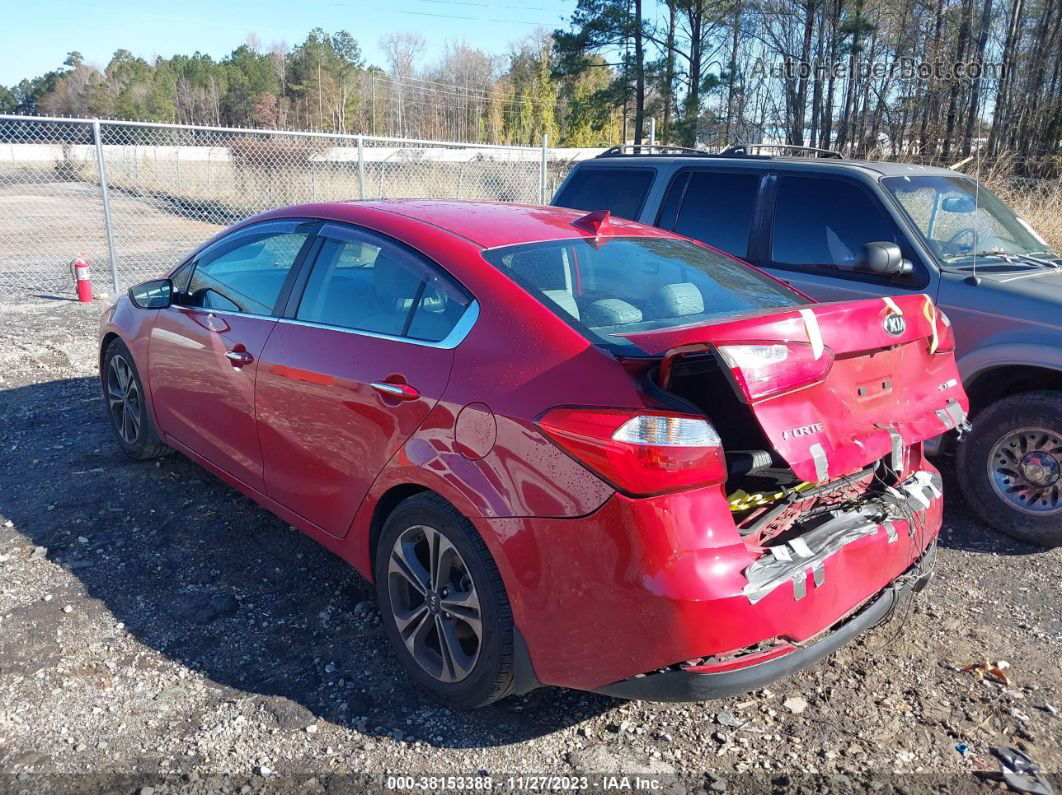 2016 Kia Forte Ex Red vin: KNAFZ4A82G5519203