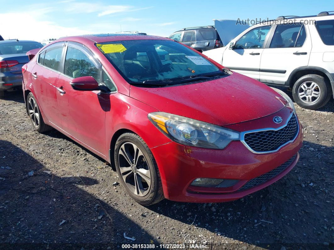 2016 Kia Forte Ex Red vin: KNAFZ4A82G5519203