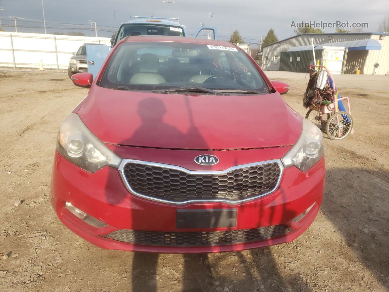 2016 Kia Forte Ex Red vin: KNAFZ4A82G5612108