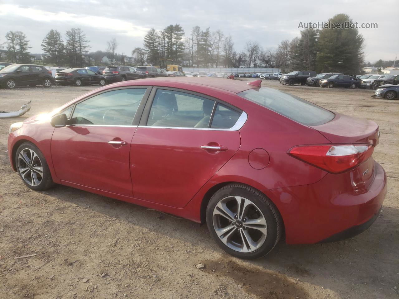 2016 Kia Forte Ex Red vin: KNAFZ4A82G5612108