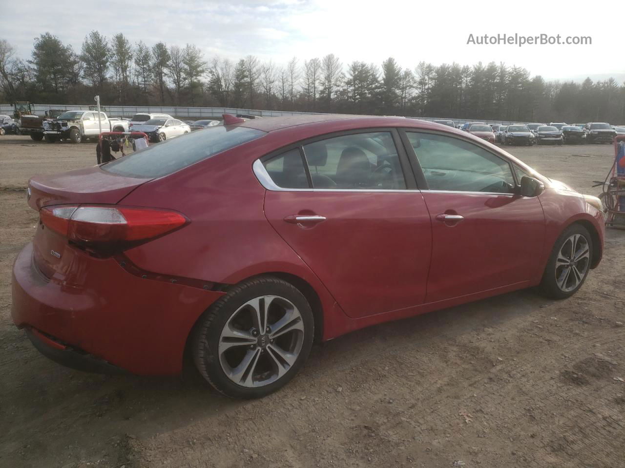 2016 Kia Forte Ex Red vin: KNAFZ4A82G5612108