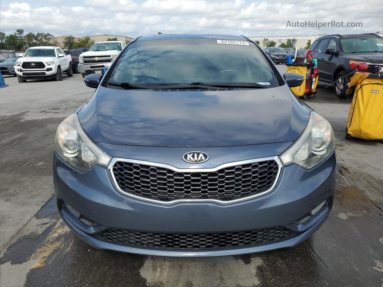 2016 Kia Forte Ex Синий vin: KNAFZ4A85G5607386