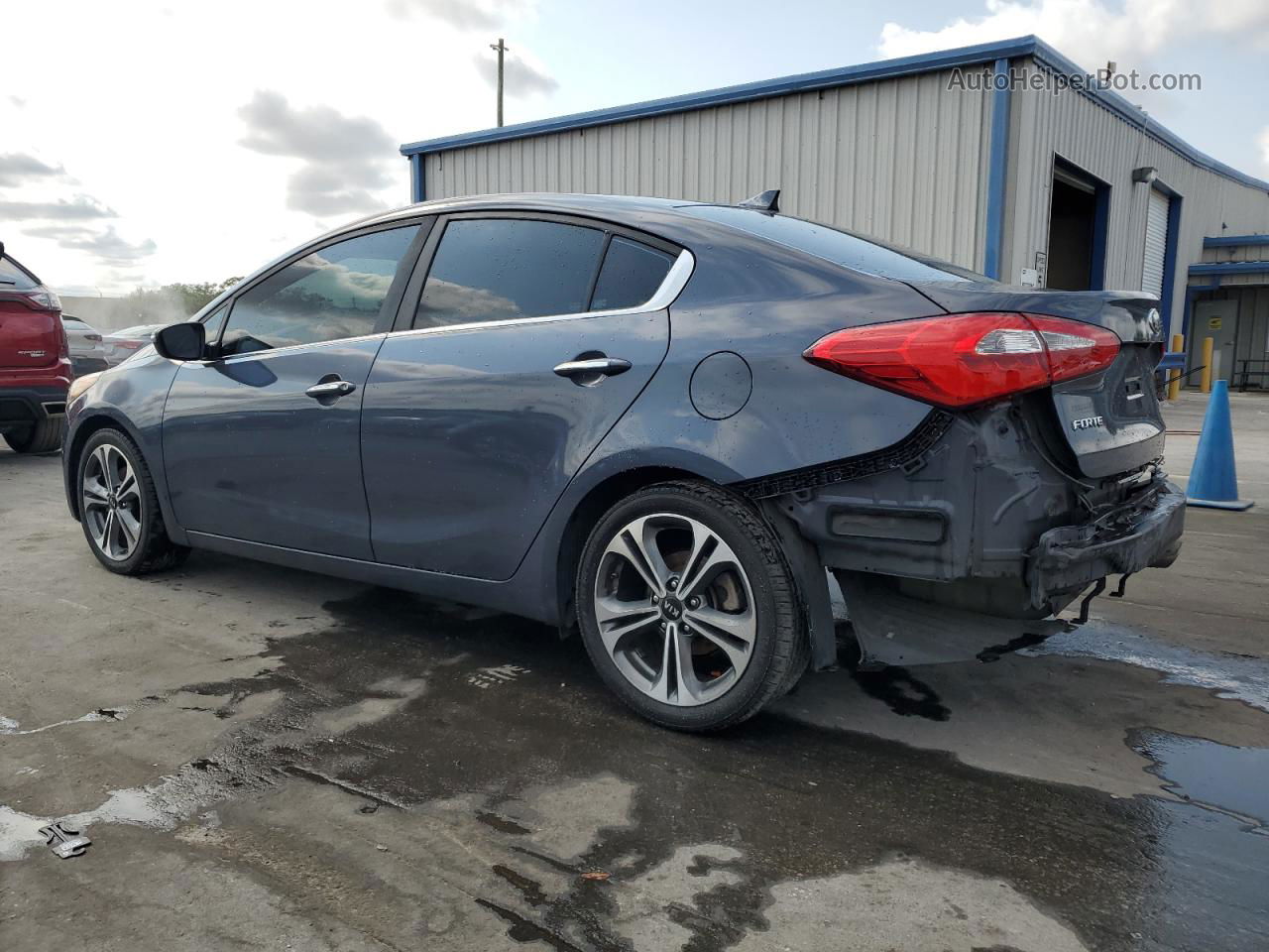 2016 Kia Forte Ex Синий vin: KNAFZ4A85G5607386