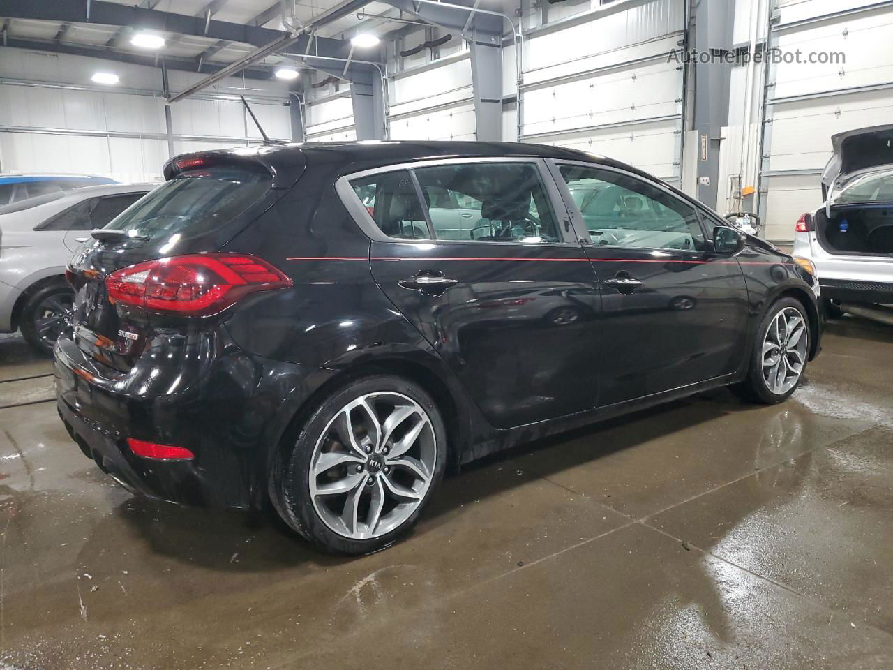 2016 Kia Forte Sx Black vin: KNAFZ5A30G5494487