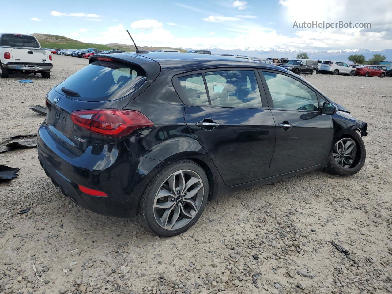 2016 Kia Forte Sx Черный vin: KNAFZ5A30G5584416