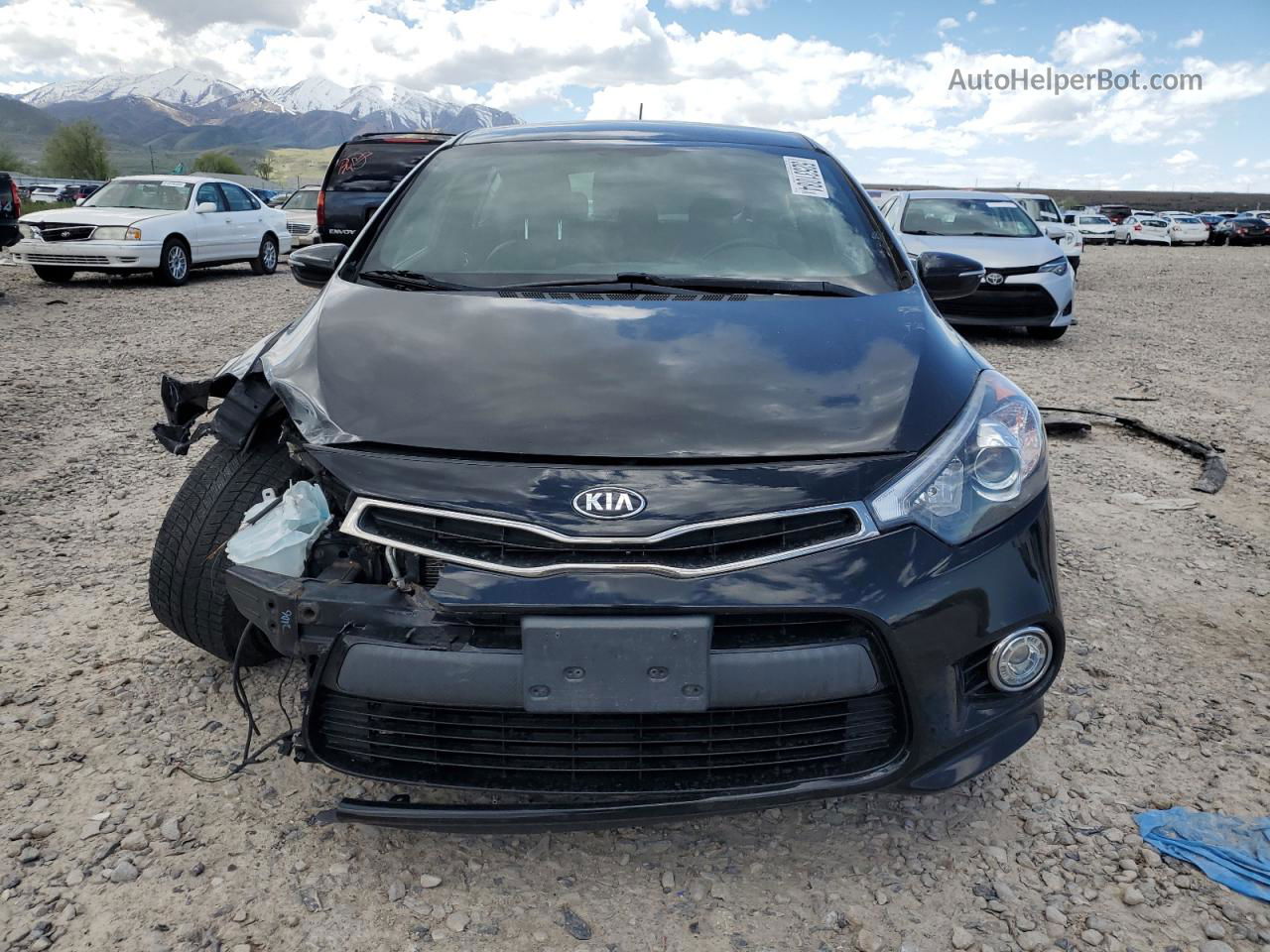 2016 Kia Forte Sx Black vin: KNAFZ5A30G5584416