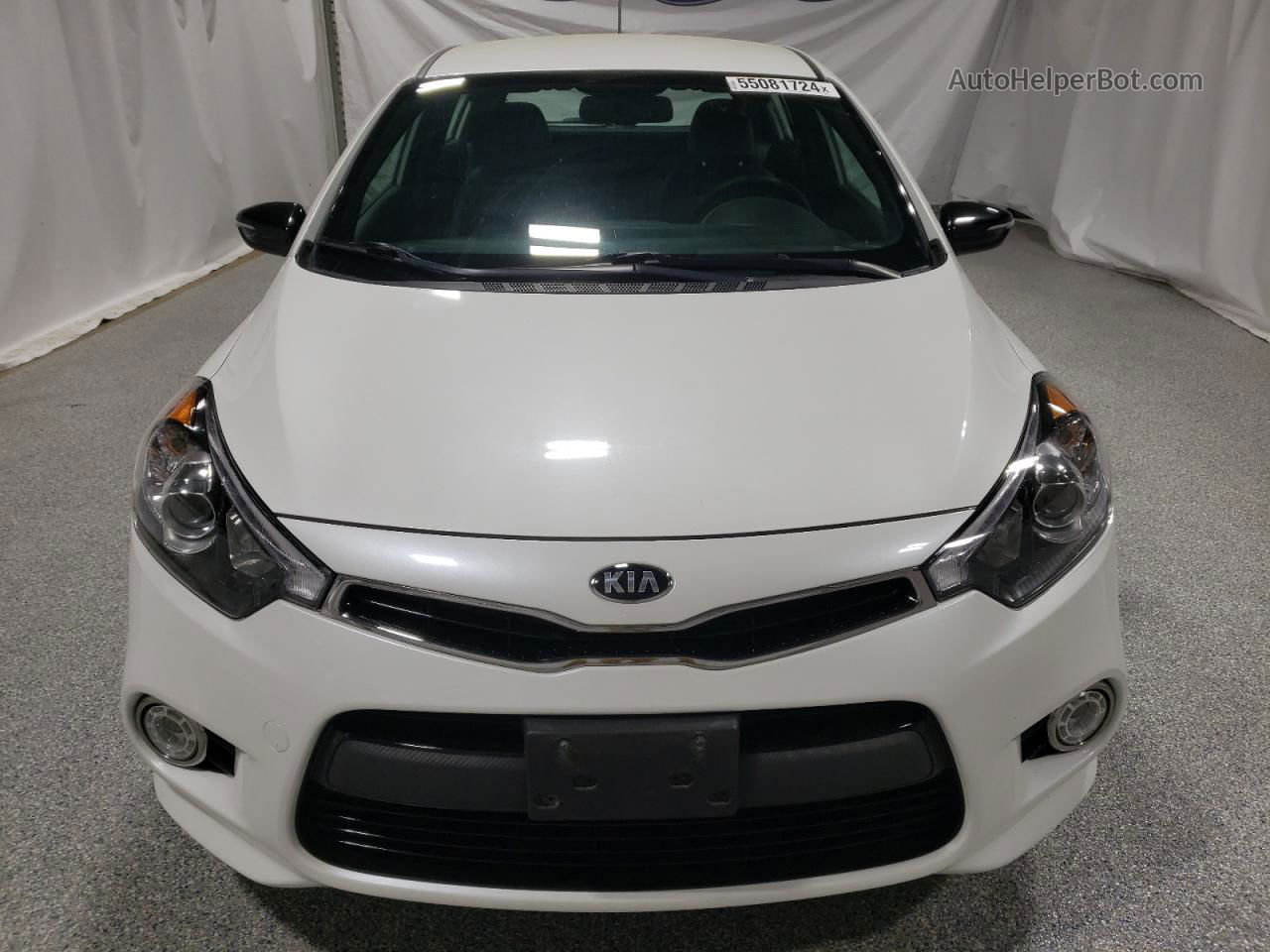 2016 Kia Forte Sx White vin: KNAFZ5A31G5494515