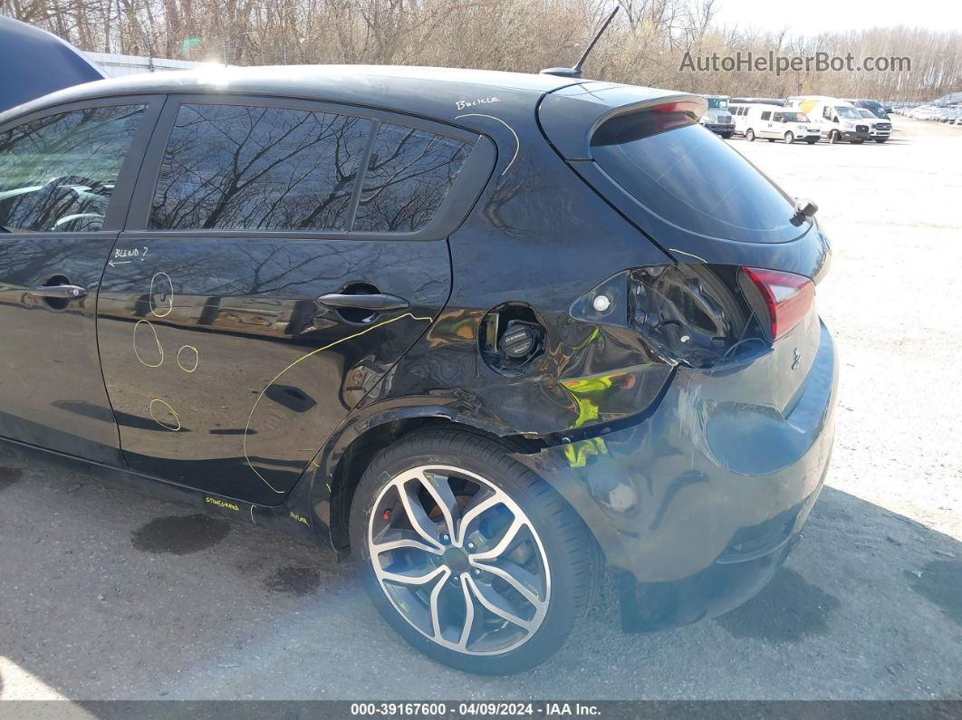 2016 Kia Forte Sx Black vin: KNAFZ5A35G5573993