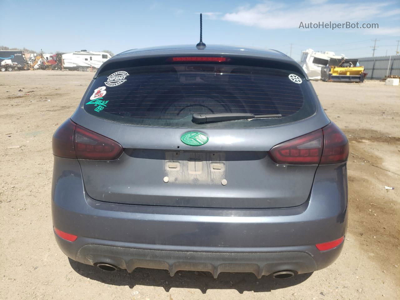 2016 Kia Forte Sx Серый vin: KNAFZ5A38G5603844