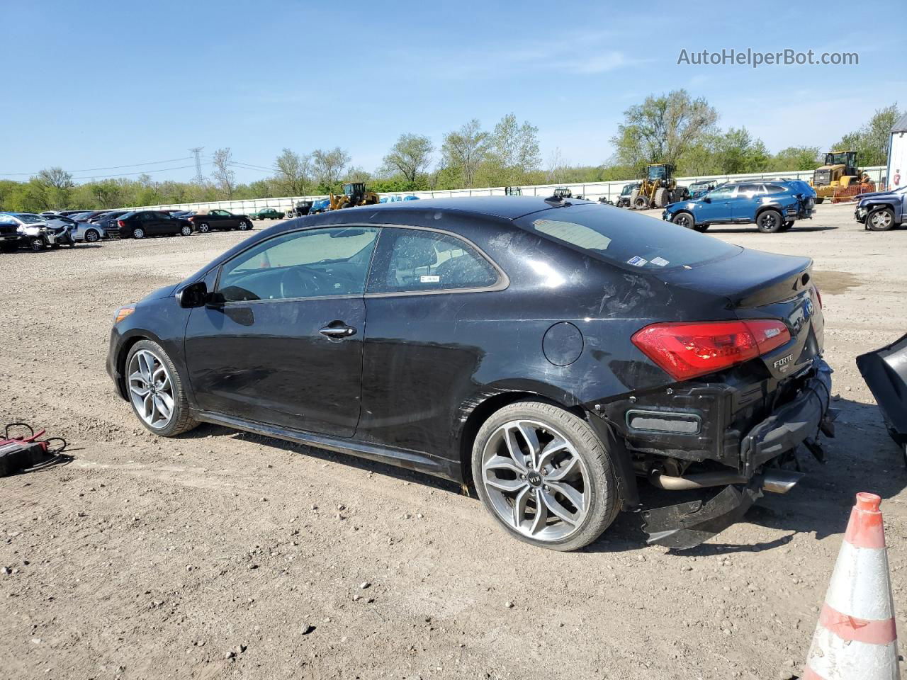 2016 Kia Forte Sx Black vin: KNAFZ6A30G5607702