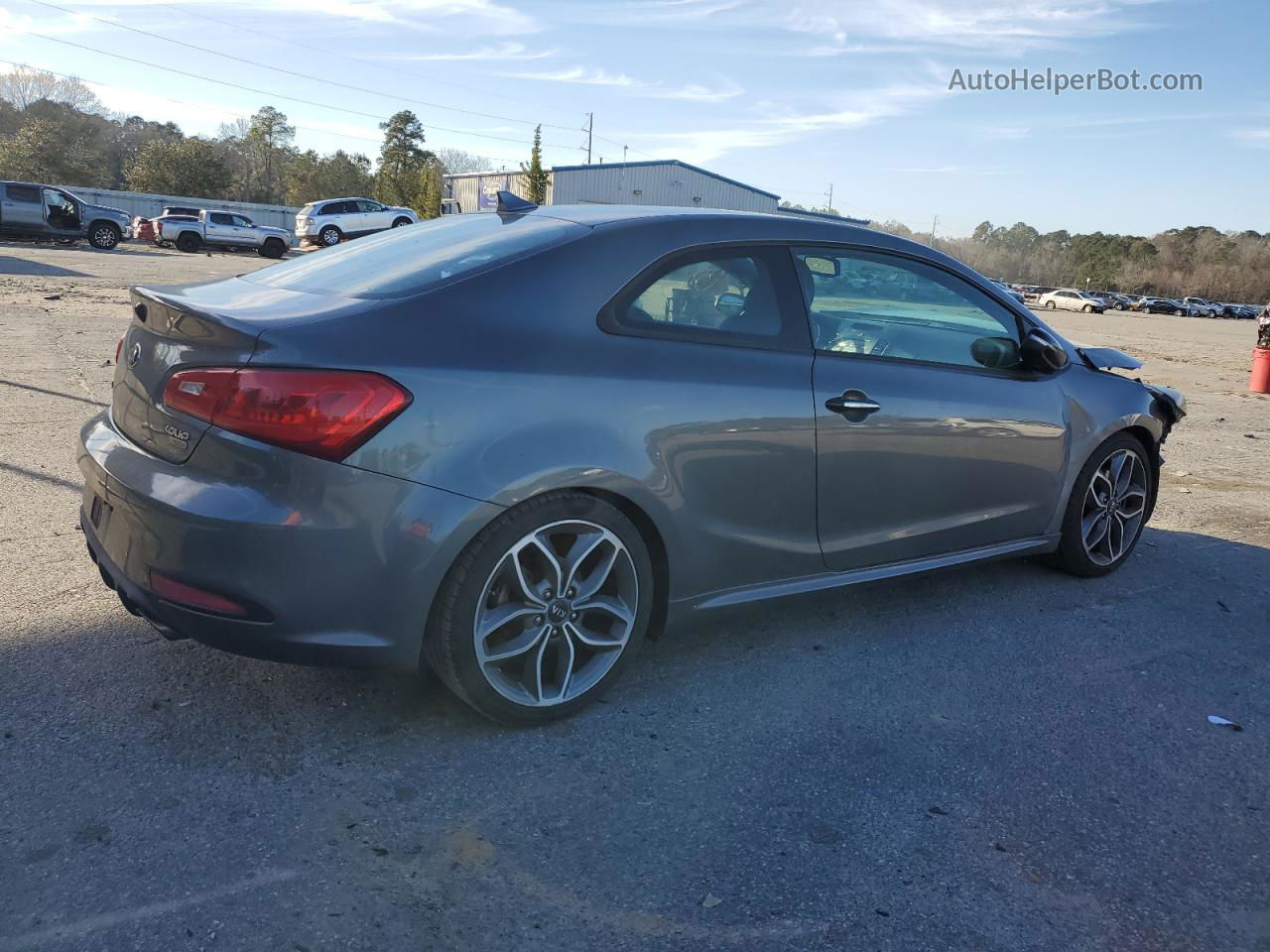 2016 Kia Forte Sx Silver vin: KNAFZ6A32G5605594