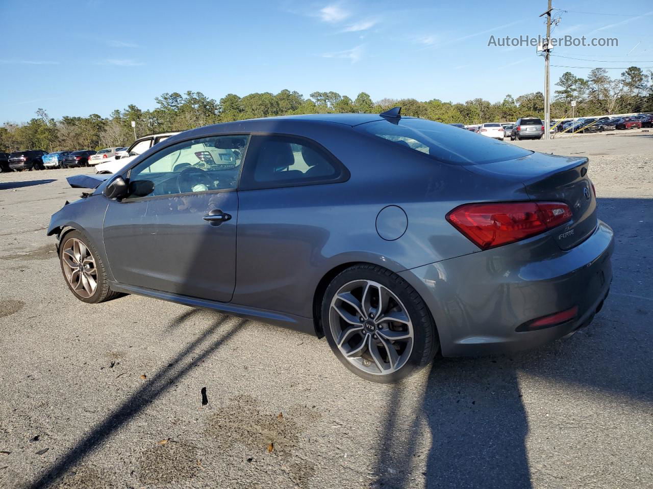 2016 Kia Forte Sx Silver vin: KNAFZ6A32G5605594