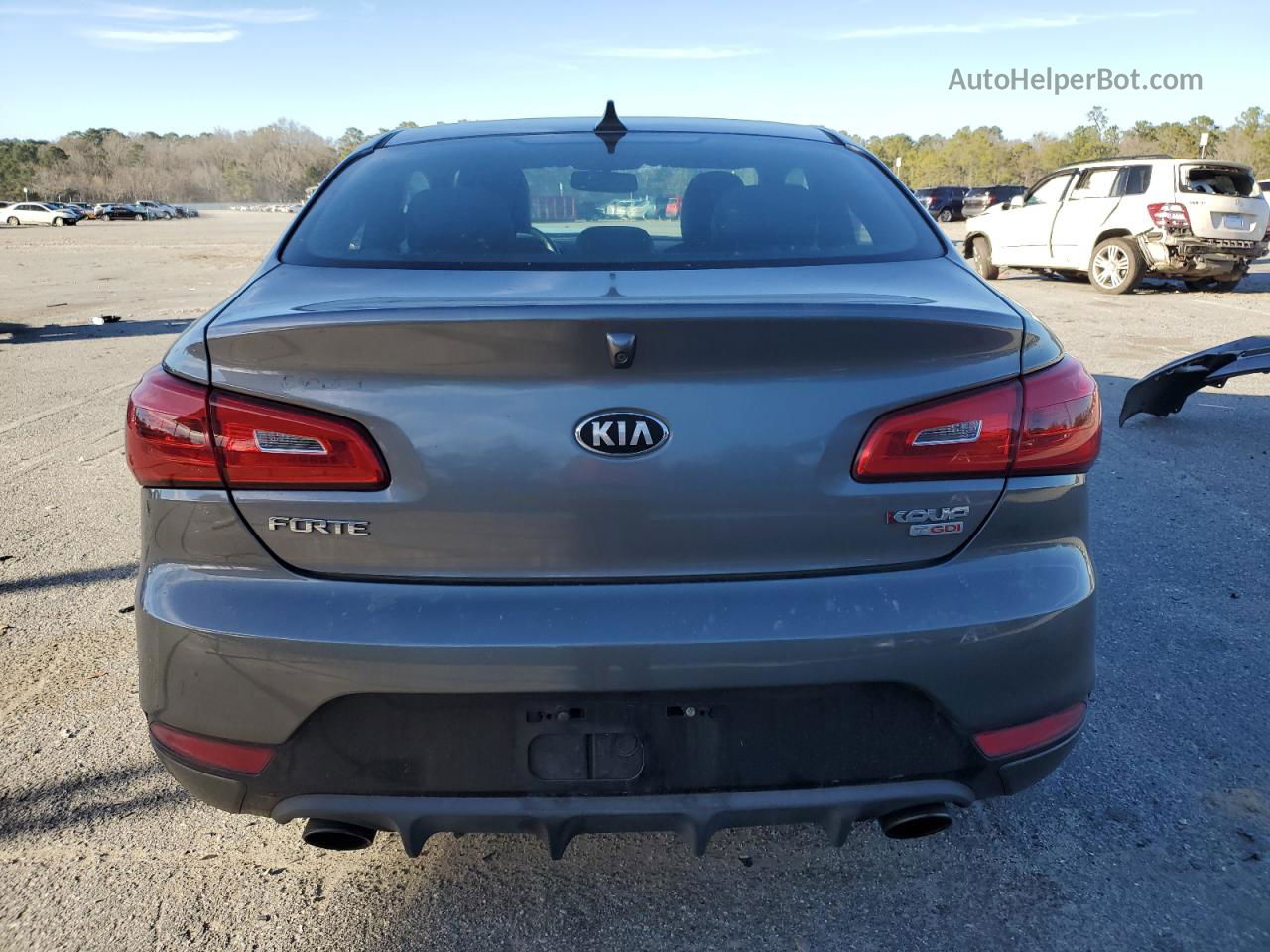 2016 Kia Forte Sx Silver vin: KNAFZ6A32G5605594