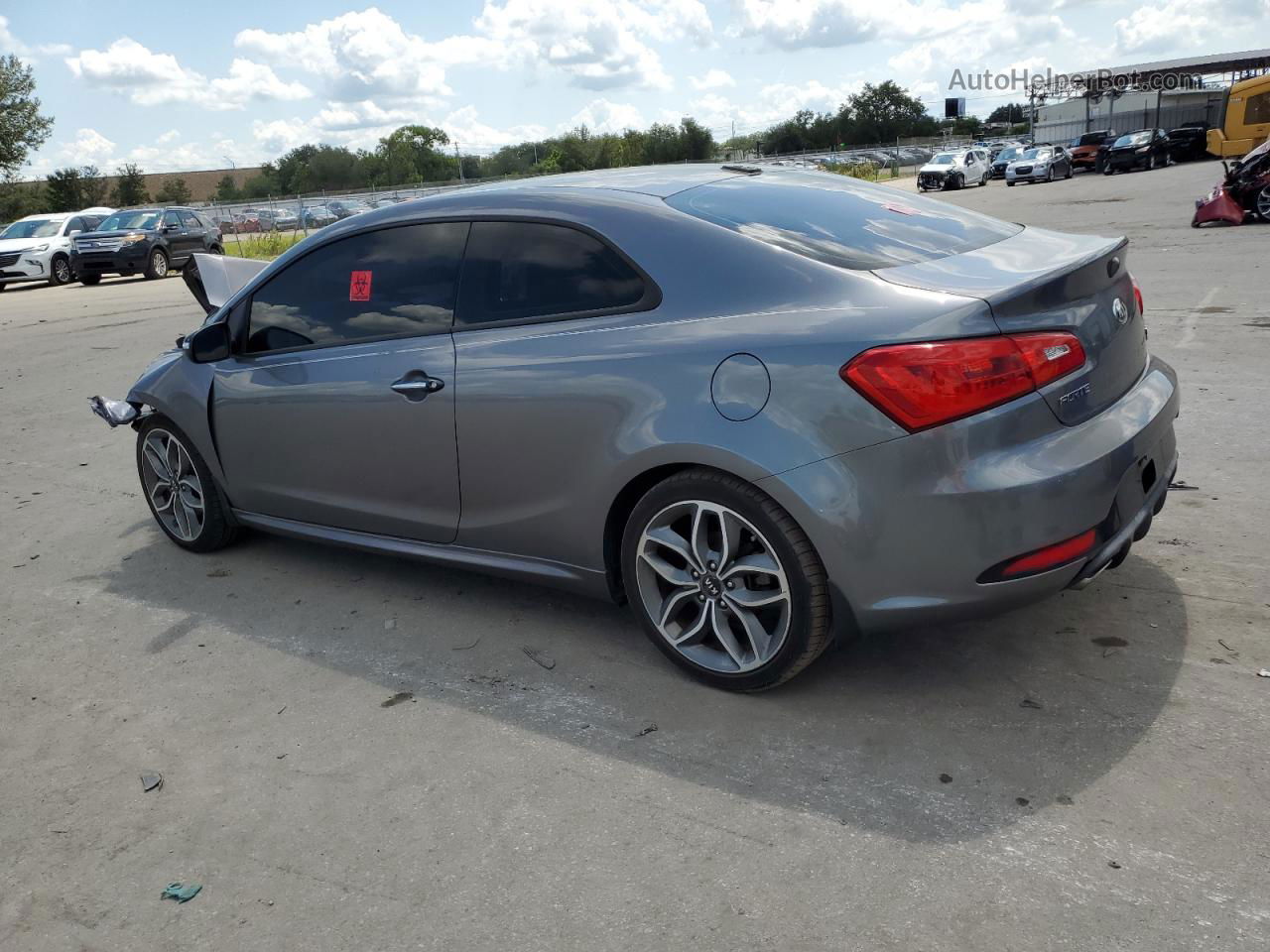 2016 Kia Forte Sx Gray vin: KNAFZ6A3XG5582906