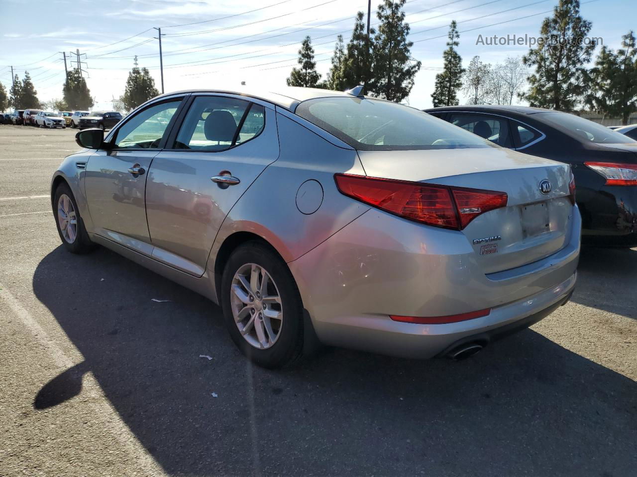 2013 Kia Optima Lx Silver vin: KNAGM4A70D5308331