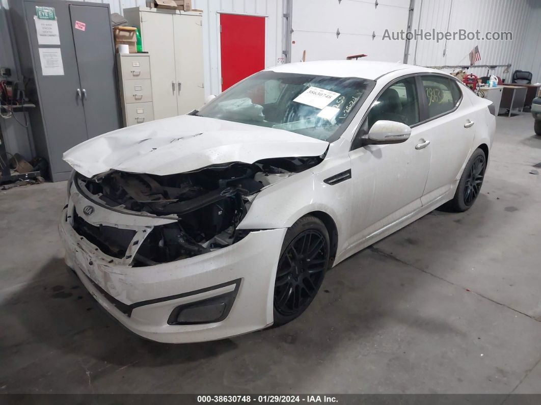 2014 Kia Optima Lx Белый vin: KNAGM4A70E5458893