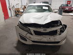 2014 Kia Optima Lx White vin: KNAGM4A70E5458893