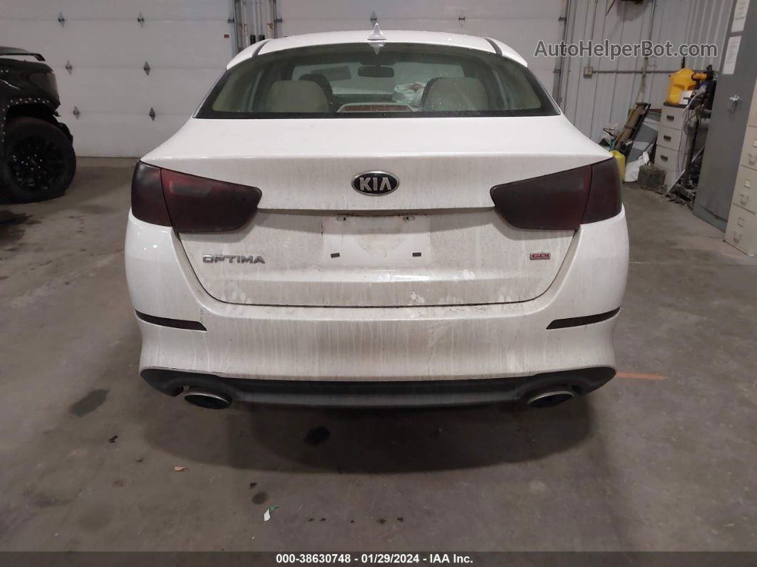 2014 Kia Optima Lx Белый vin: KNAGM4A70E5458893