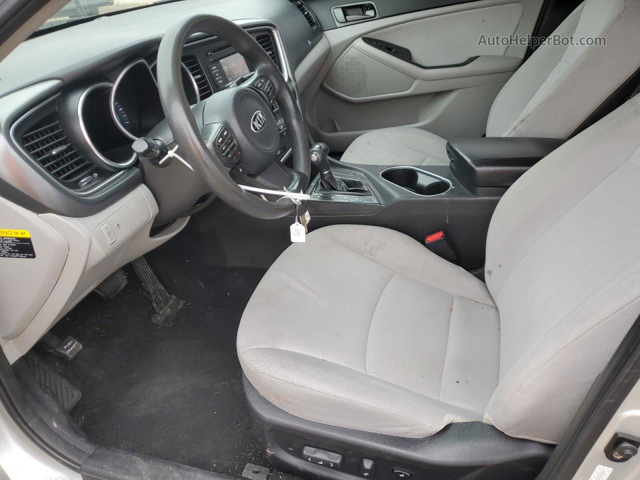 2014 Kia Optima Lx Серебряный vin: KNAGM4A70E5475824