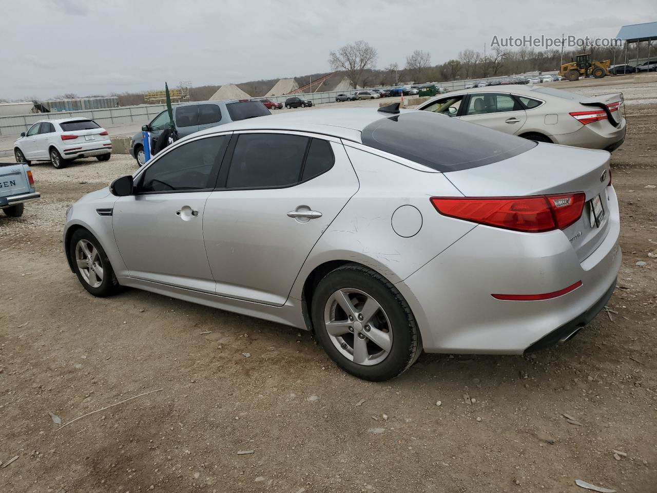 2014 Kia Optima Lx Серебряный vin: KNAGM4A70E5475824