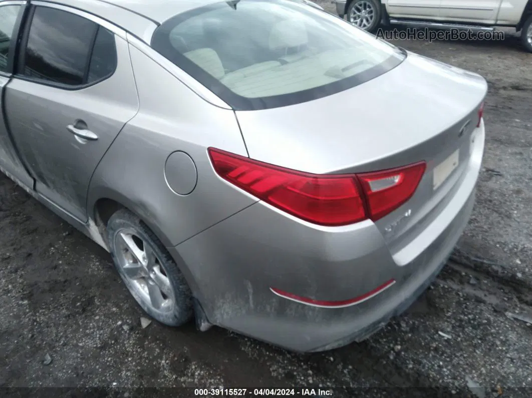 2015 Kia Optima Lx Silver vin: KNAGM4A70F5544609