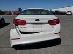 2015 Kia Optima Lx White vin: KNAGM4A70F5558252