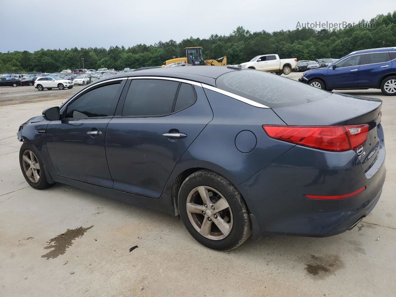 2015 Kia Optima Lx Blue vin: KNAGM4A70F5584110