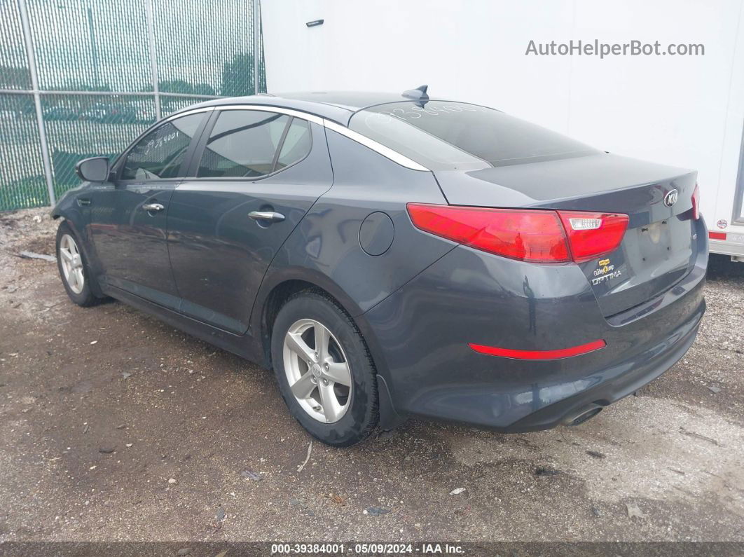 2015 Kia Optima Lx Gray vin: KNAGM4A70F5587315