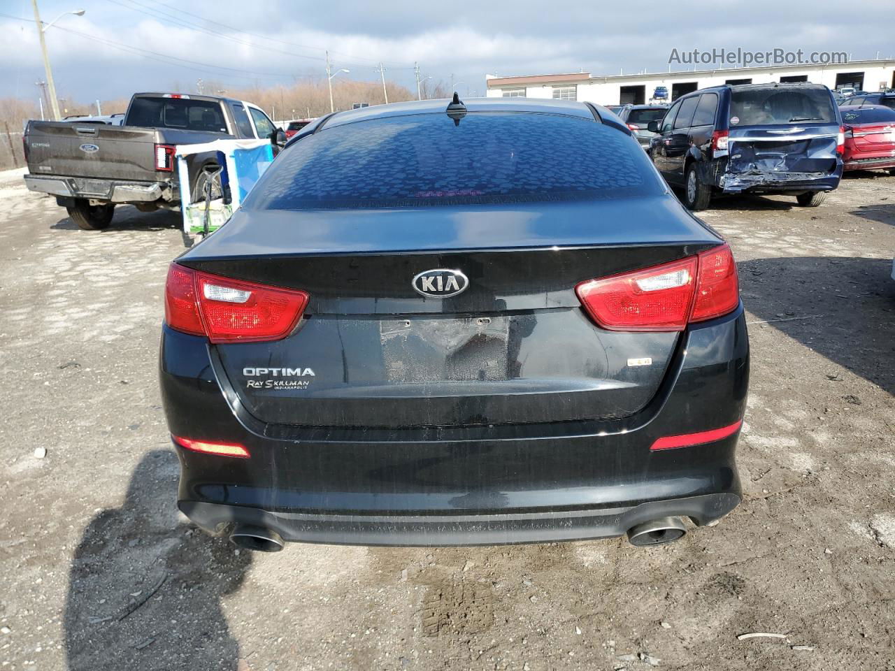 2015 Kia Optima Lx Черный vin: KNAGM4A70F5657976