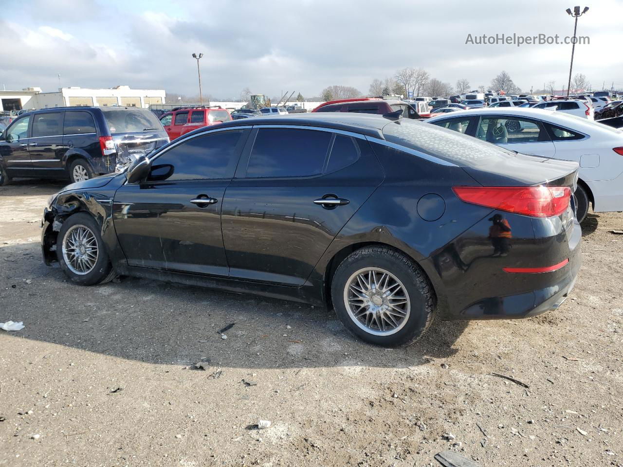 2015 Kia Optima Lx Black vin: KNAGM4A70F5657976