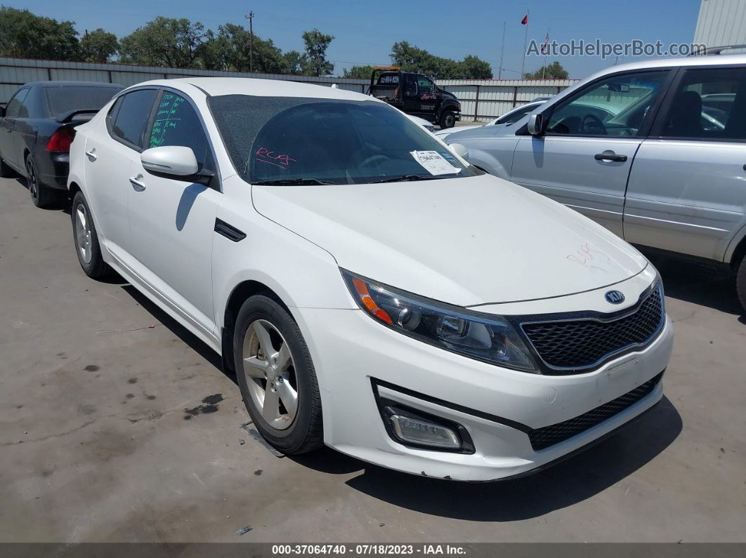 2015 Kia Optima Lx Белый vin: KNAGM4A70F5664846