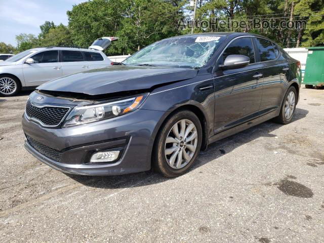 2015 Kia Optima Lx Gray vin: KNAGM4A71F5630057