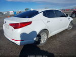 2013 Kia Optima Lx White vin: KNAGM4A72D5414912