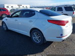 2013 Kia Optima Lx White vin: KNAGM4A72D5414912