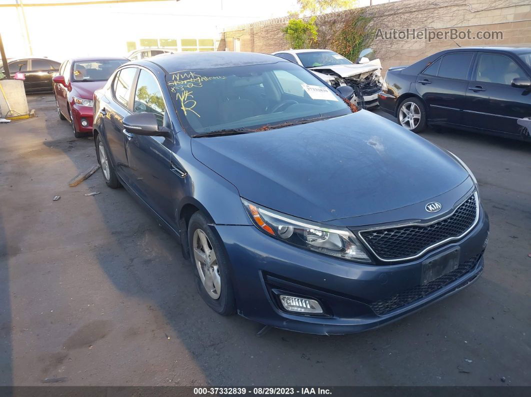 2015 Kia Optima Lx Blue vin: KNAGM4A72F5569253