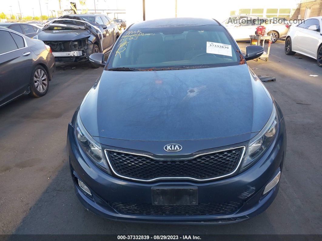 2015 Kia Optima Lx Blue vin: KNAGM4A72F5569253