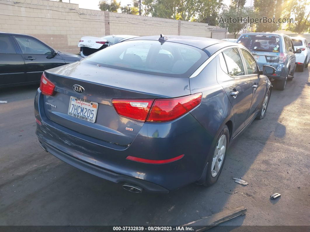 2015 Kia Optima Lx Blue vin: KNAGM4A72F5569253