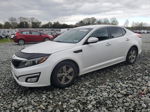 2015 Kia Optima Lx White vin: KNAGM4A72F5576669